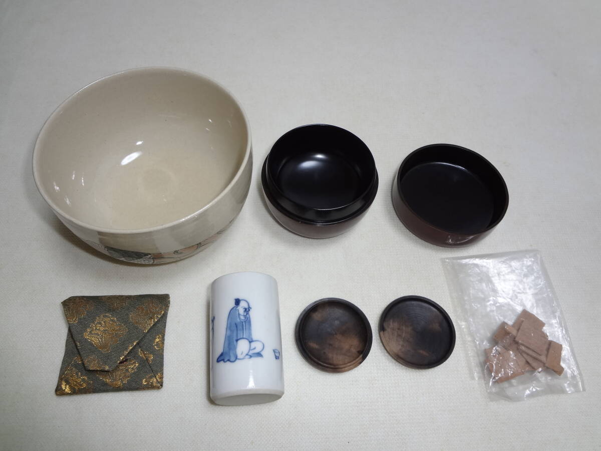 ☆ 茶道具 茶箱 セット 抹茶碗 茶筅 棗 茶杓 振出 茶巾筒 茶筅筒 ☆ 茶道具 茶箱 セット 抹茶碗 茶筅 棗 茶杓 振出 茶巾筒 茶筅筒