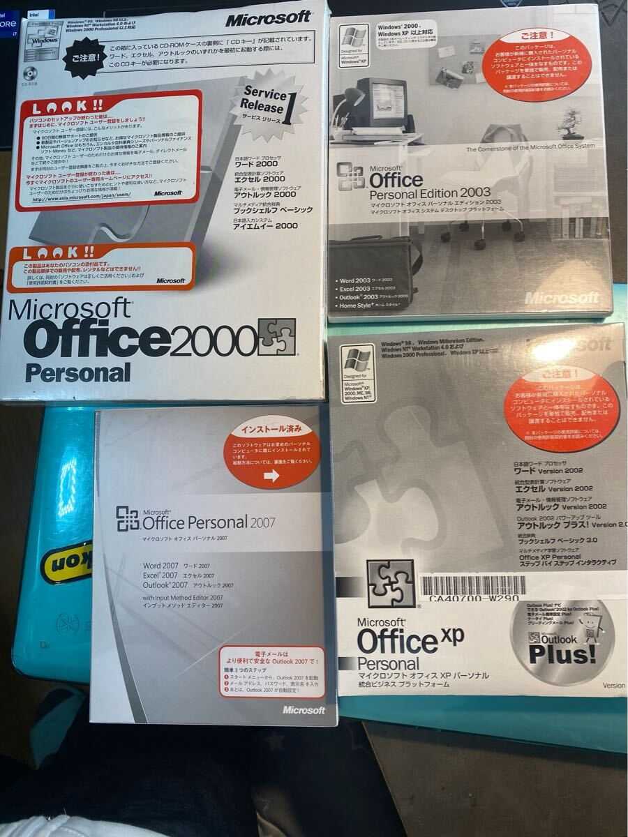 新品未開封 Microsoft Office Personal 2000 // XP // 2003 新品未開封 Microsoft Office Personal 2000 // XP // 2003