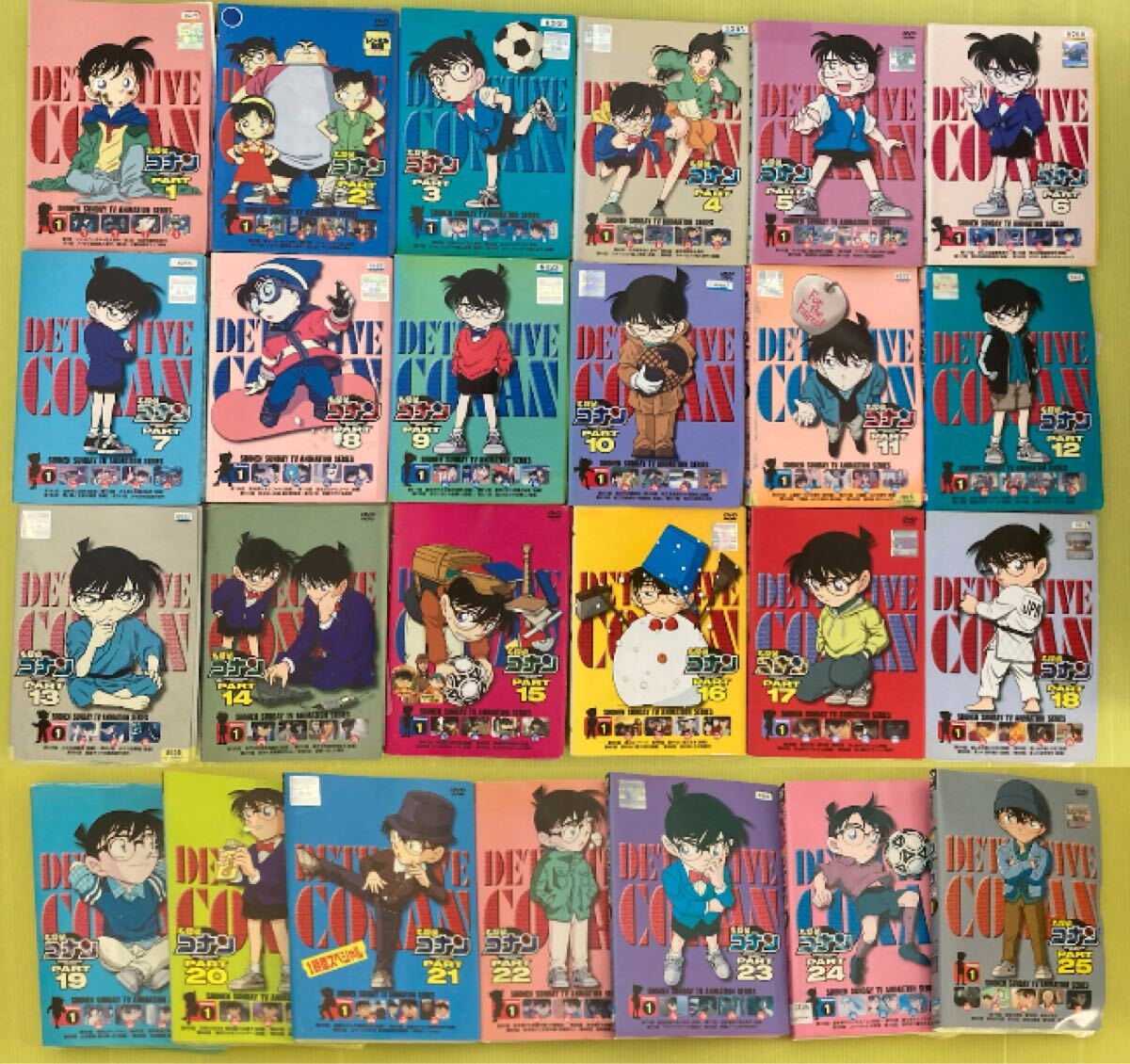 名探偵コナン PART1〜25 217巻セット 管理番号12492 DVD 名探偵コナン PART1〜25 217巻セット 管理番号12492 DVD
