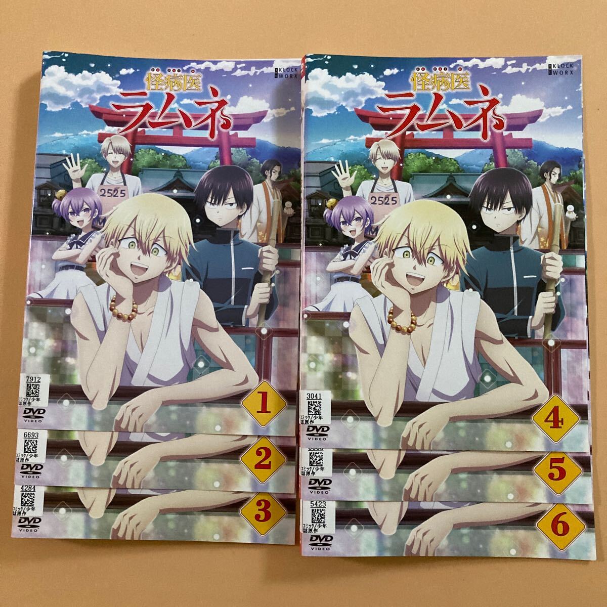 ケース付 平家物語 DVD 全6巻 全巻セット 送料無料 / 匿名配送 怪病医 ラムネ 6巻全巻セット 管理番号32048 DVD レンタル落ち