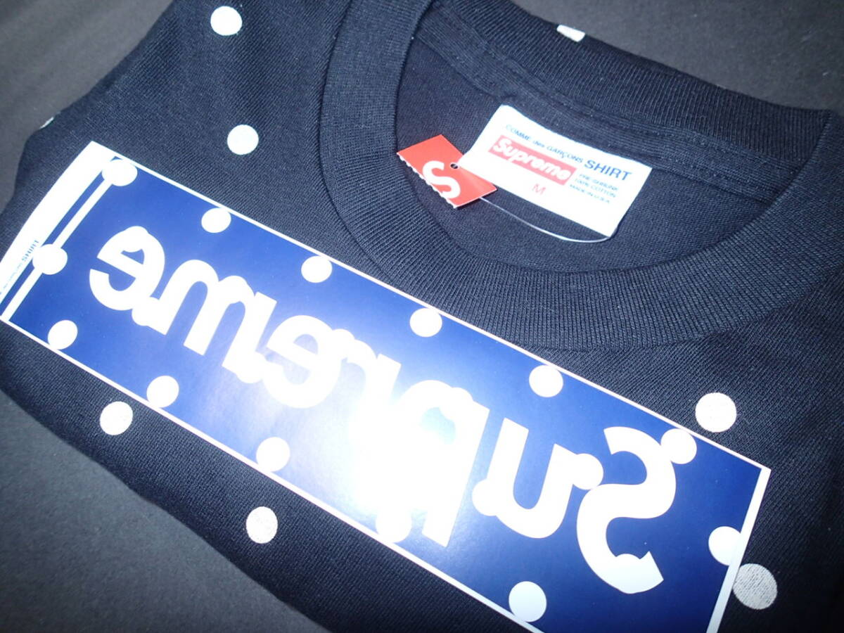 新品未使用 Mサイズ タグ付き SUPREME BOX LOGO COMME des 新品未使用 Mサイズ タグ付き SUPREME BOX LOGO COMME des