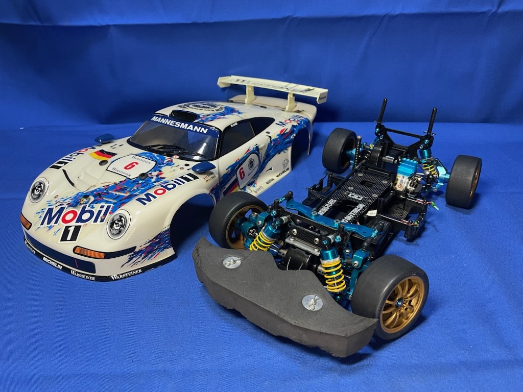 タミヤ/TAMIYA TA-02 ポルシェ911 GT1 オプション満載です