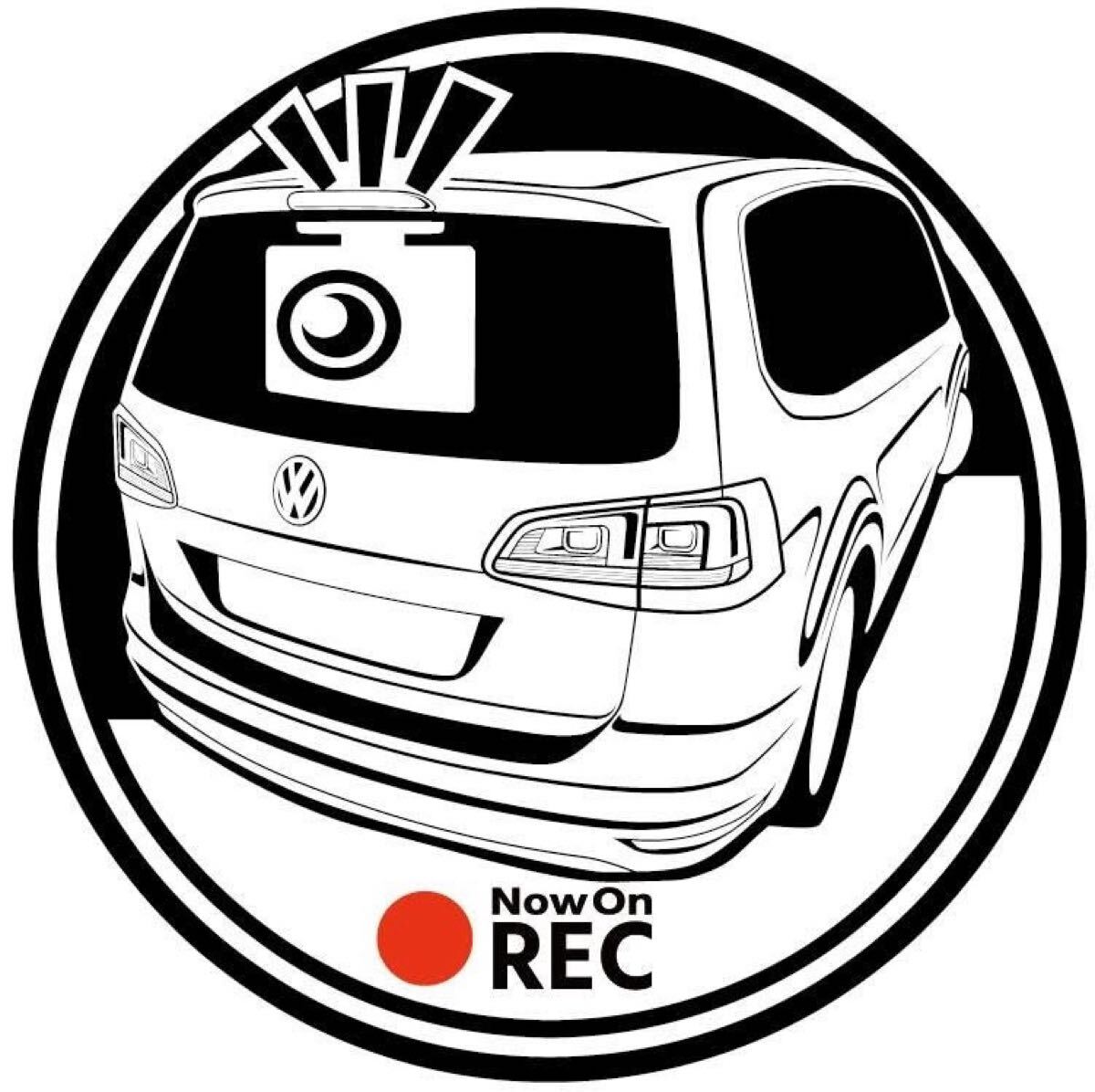 あなたの愛車のカラーに変更承ります　フォルクスワーゲン　シャラン　ドライブレコーダー　ドラレコ　ステッカー　プリント_画像4