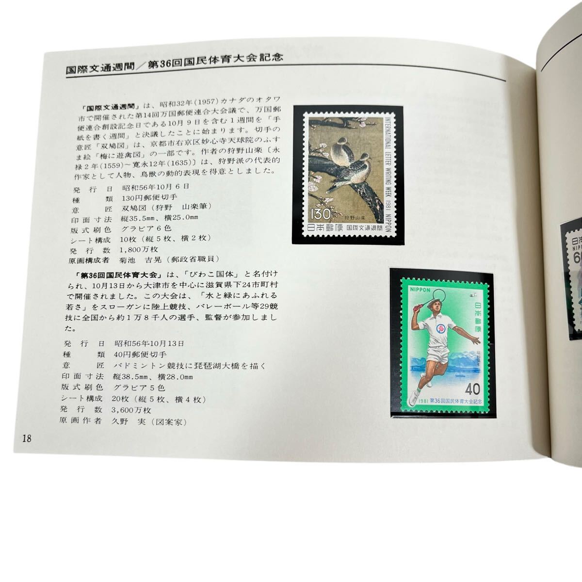 D128cc 特殊切手帳 1981年版 額面約24400円 15冊 Japanese D128cc 特殊切手帳 1981年版 額面約24400円 15冊 Japanese