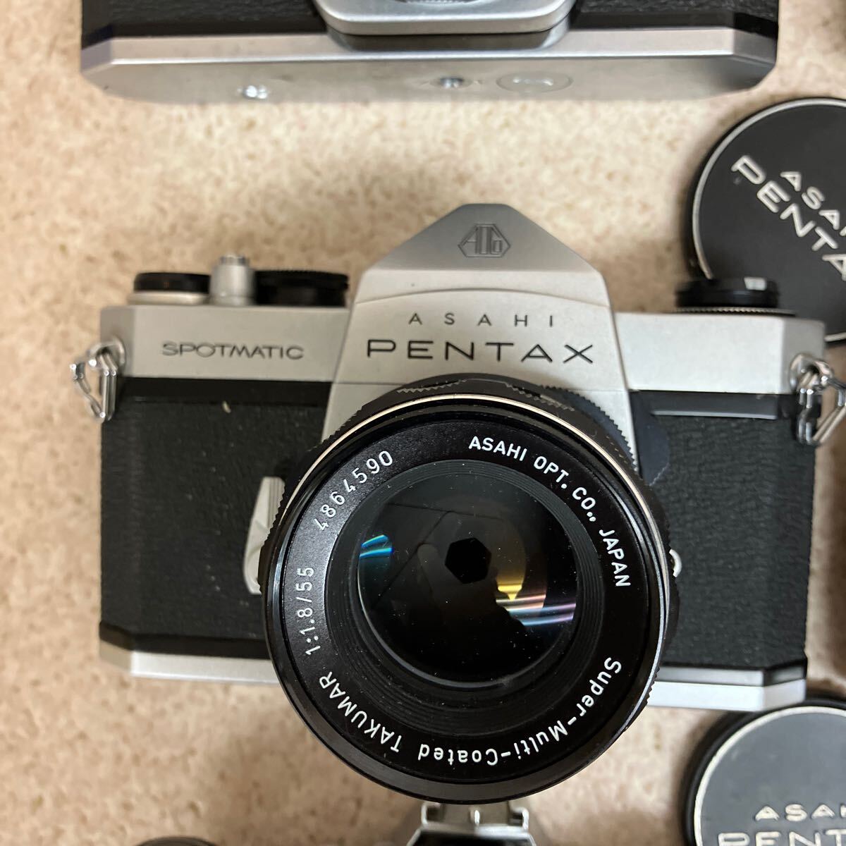 Z3340 シャッターOK ASAHI PENTAX 5点 + レンズ まとめ SV Z3340 シャッターOK ASAHI PENTAX 5点 + レンズ まとめ SV