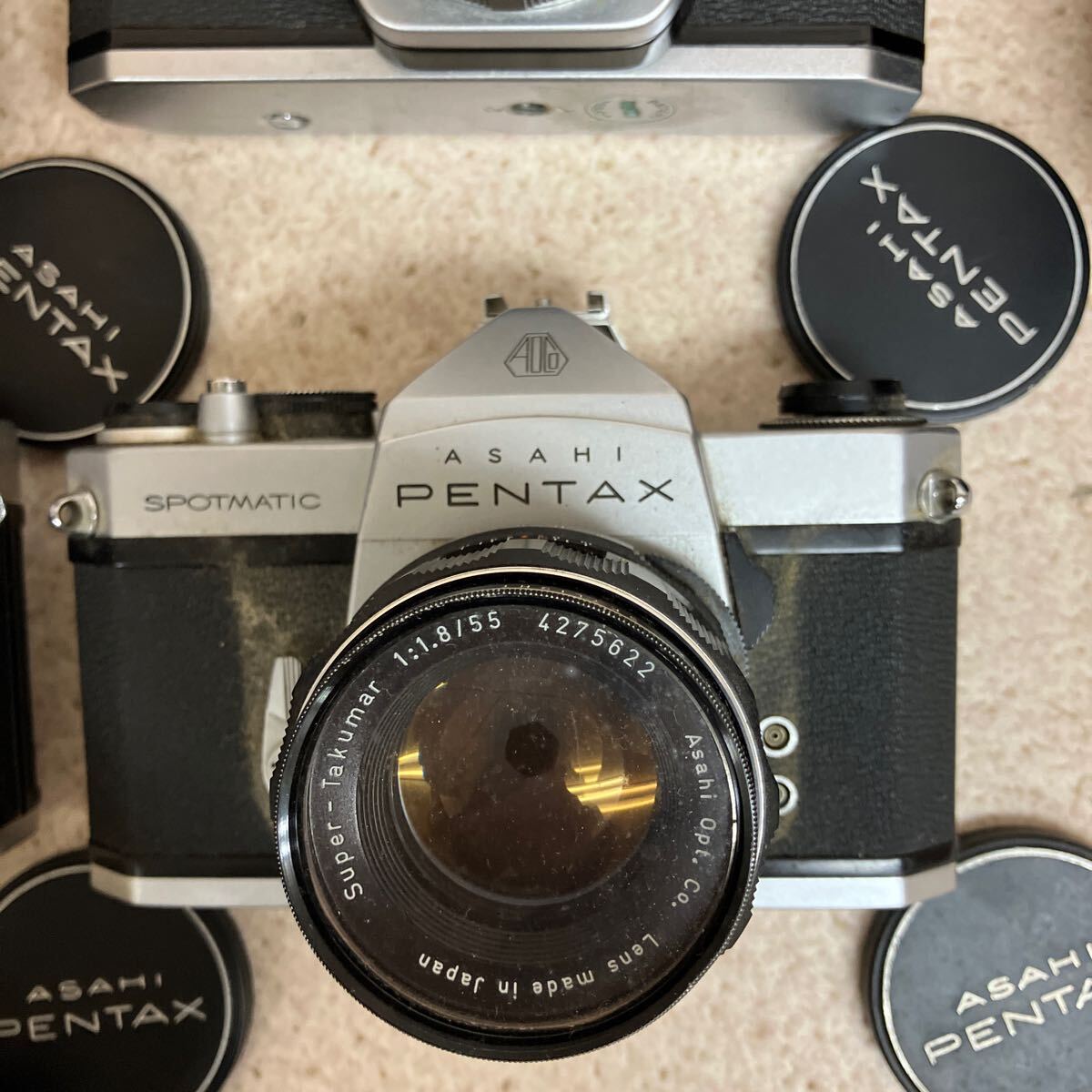 Z3340 シャッターOK ASAHI PENTAX 5点 + レンズ まとめ SV Z3340 シャッターOK ASAHI PENTAX 5点 + レンズ まとめ SV