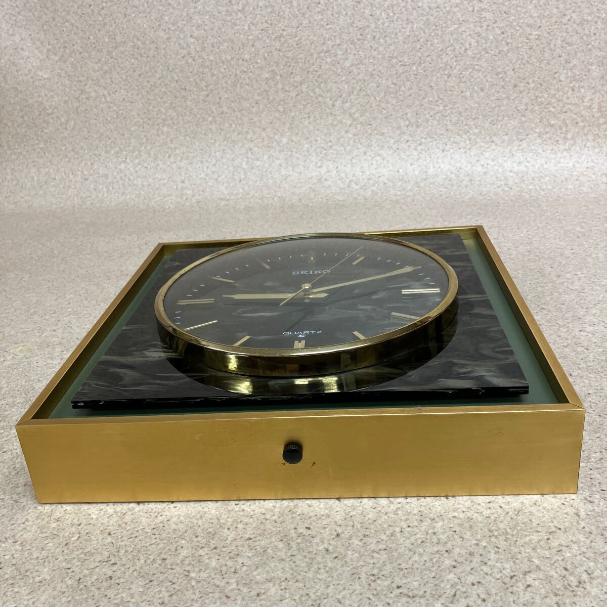 Z3359 動作良好 SEIKO セイコー QUARTZ クォーツ 高級 壁掛け Z3359 動作良好 SEIKO セイコー QUARTZ クォーツ 高級 壁掛け