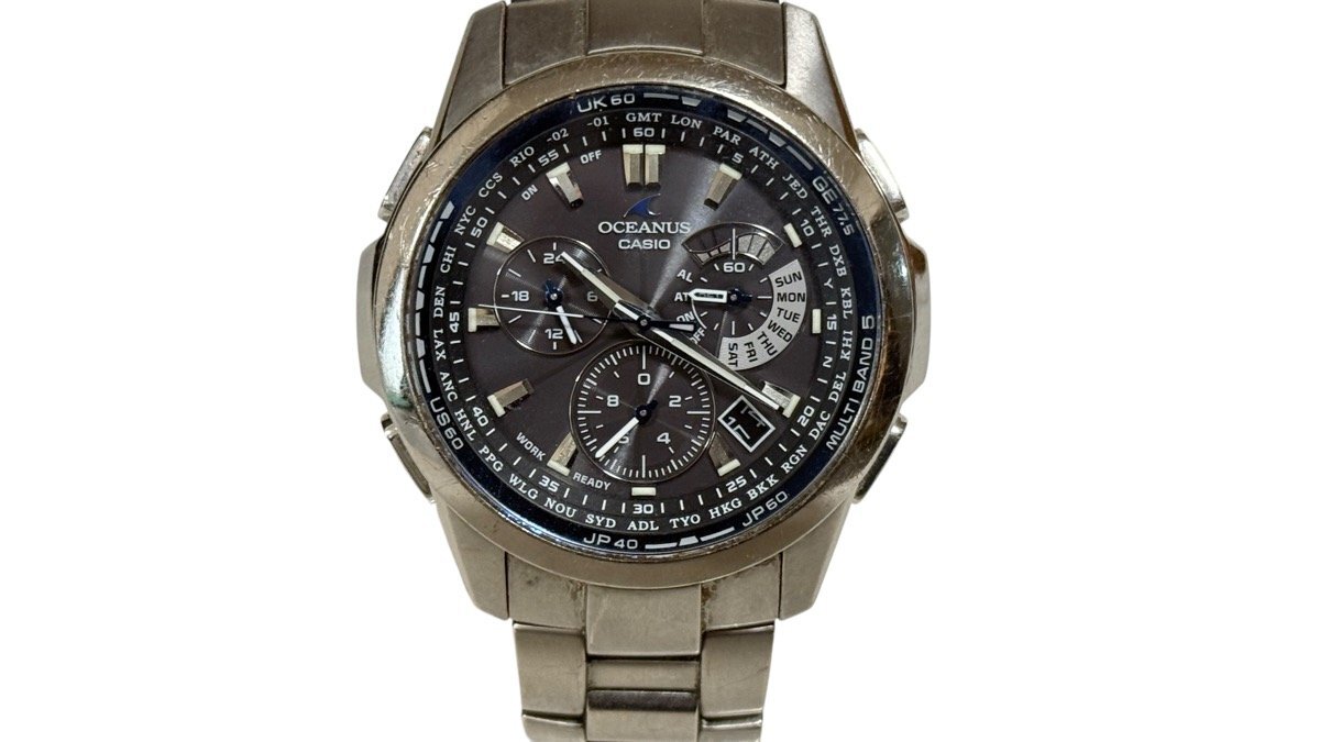1円○動作OK○カシオ○OCEANUS オシアナス○OCW-M700 チタン製 1円○動作OK○カシオ○OCEANUS オシアナス○OCW-M700 チタン製