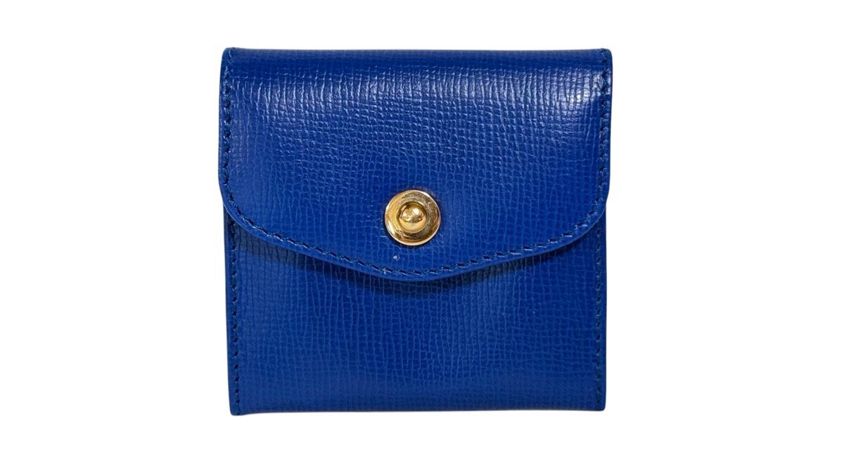 1円○美品○ヴァレクストラ○コインケース○レザー○ブルー 1円○美品○ヴァレクストラ○コインケース○レザー○ブルー