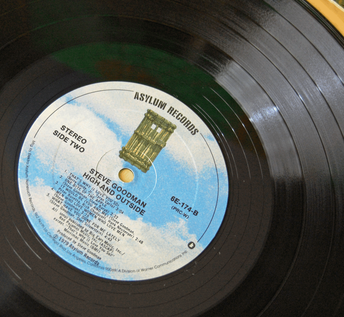 LP★STEVE GOODMAN HIGH AND OUTSSIDE/ASYLUM 6E-174 USA_画像6