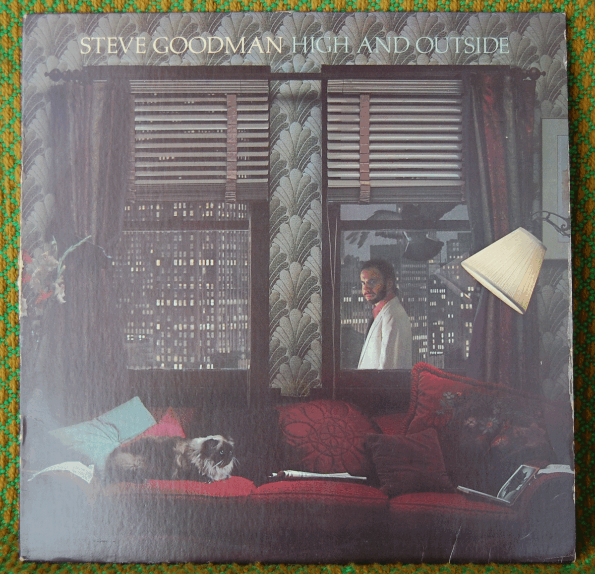 LP★STEVE GOODMAN HIGH AND OUTSSIDE/ASYLUM 6E-174 USA_画像1
