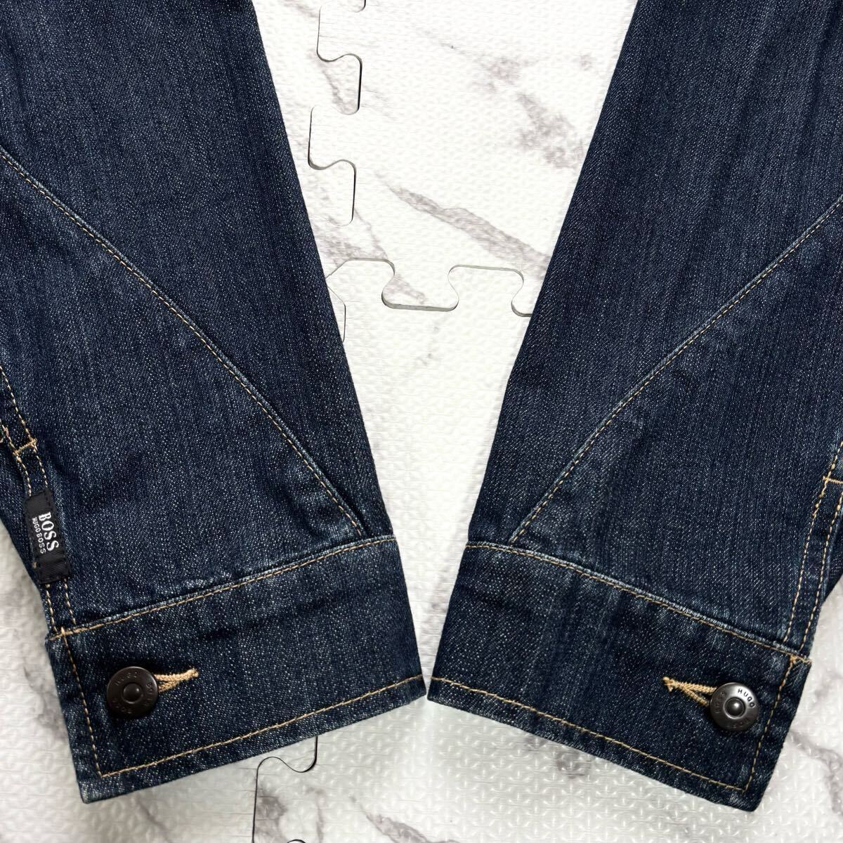 極美品/XL相当◇最高級革タグ◇ヒューゴボス HUGO BOSS デニム 極美品/XL相当◇最高級革タグ◇ヒューゴボス HUGO BOSS デニム