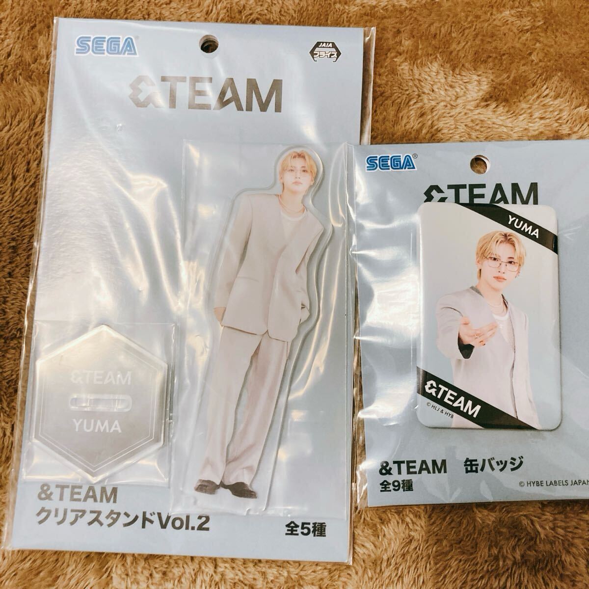 SEGA &TEAM クリアスタンド YUMA SEGA &TEAM クリアスタンド YUMA SEGA &TEAM クリアスタンド 缶