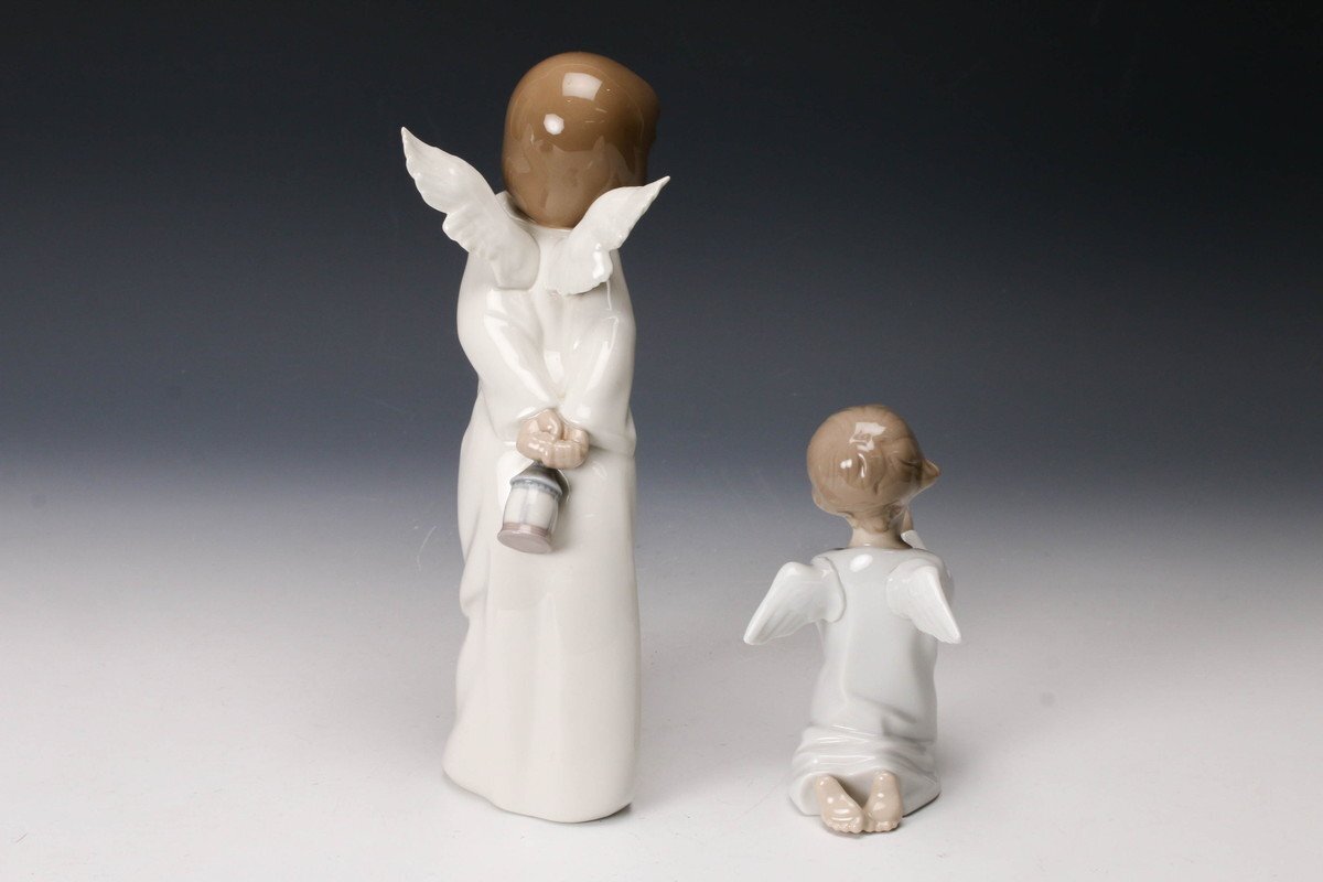 SAG】LLADRO リヤドロ 『天使の考えごと』『可愛いお祈り』4960 SAG】LLADRO リヤドロ 『天使の考えごと』『可愛いお祈り』4960