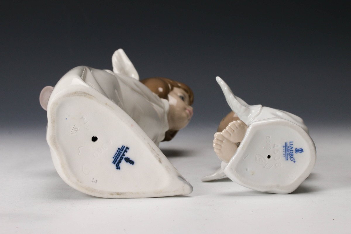 SAG】LLADRO リヤドロ 『天使の考えごと』『可愛いお祈り』4960 SAG】LLADRO リヤドロ 『天使の考えごと』『可愛いお祈り』4960