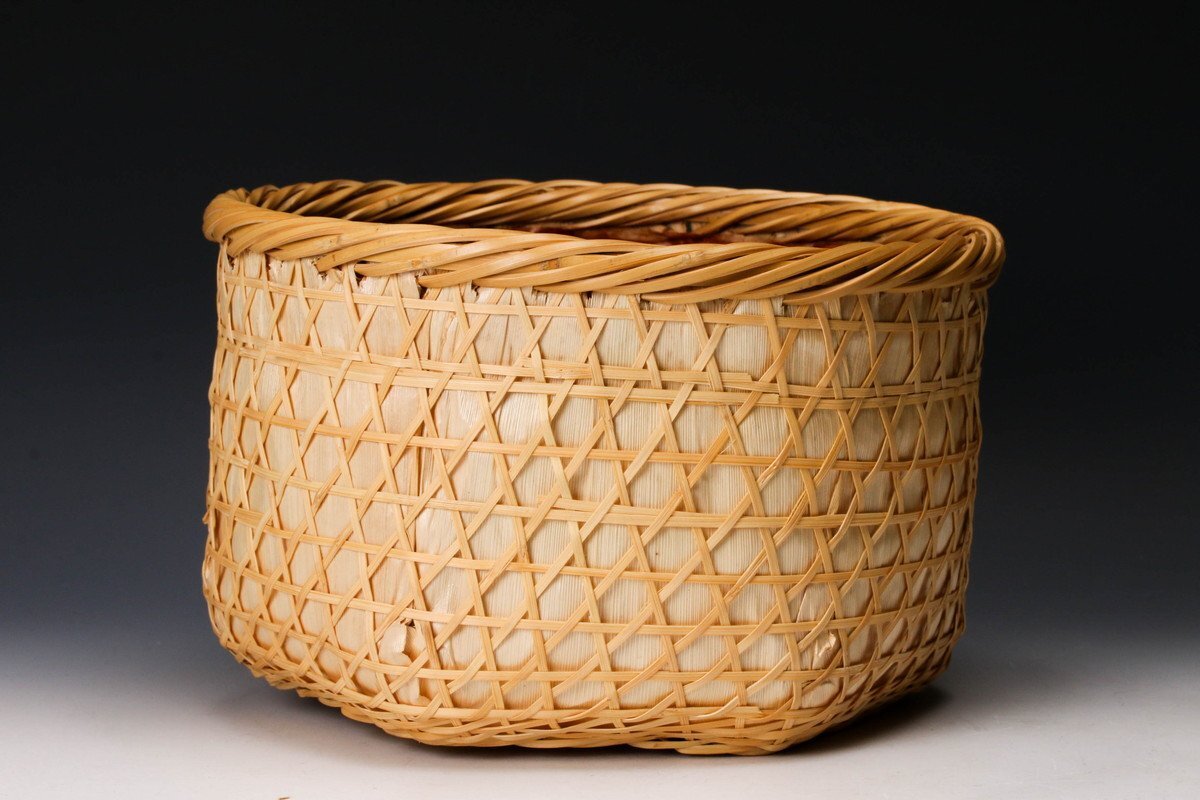 SAG】和田菁竺 唐筆篭炭斗 共箱 共布 栞 茶道具 本物保証(木工 SAG】和田菁竺 唐筆篭炭斗 共箱 共布 栞 茶道具 本物保証(木工