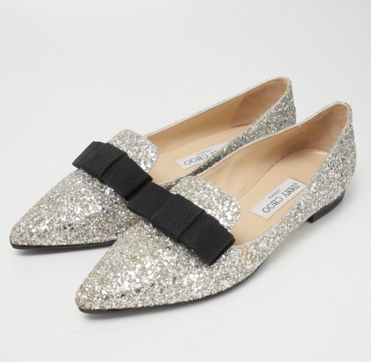 極美品 ジミーチュウ JIMMY CHOO Gala フラットシューズ 37 5 極美品 ジミーチュウ JIMMY CHOO Gala フラットシューズ 37 5