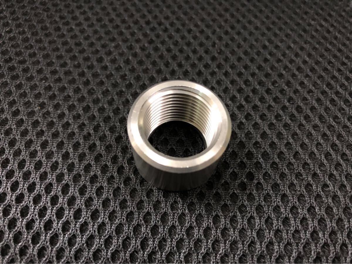 シグナスX 汎用 O2センサー取付ボス M18×P1.5 ステンレス制 加工ベース マフラー素材 SE12 SE44 SEA5J SED8J グリファス