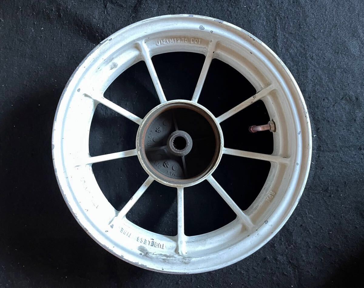 格安売り切り アクシス90 12インチホイール KN企畫 3WF JOG90 アルミホイール 中古品 AXIS
