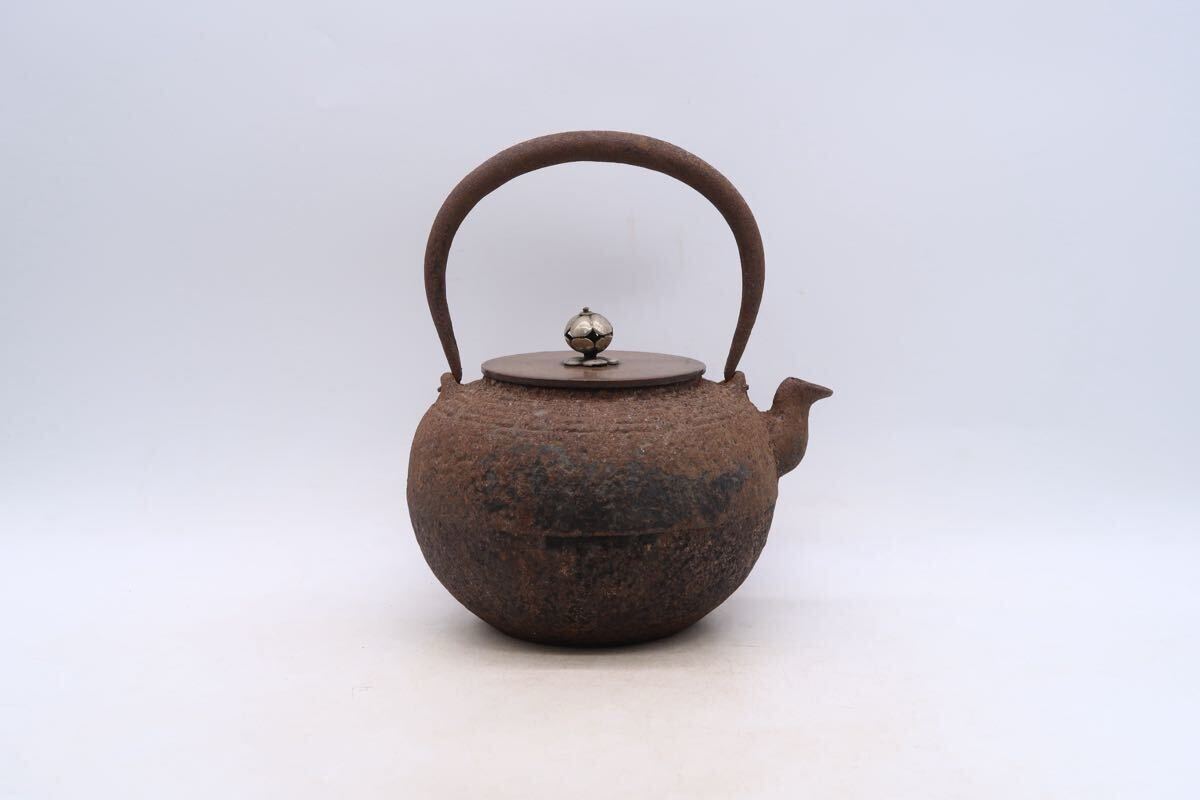 鉄瓶 龍文堂造 煎茶道具 茶道具 金属工芸 急須 時代物 湯沸 銅蓋 鉄瓶 龍文堂造 煎茶道具 茶道具 金属工芸 急須 時代物 湯沸 銅蓋