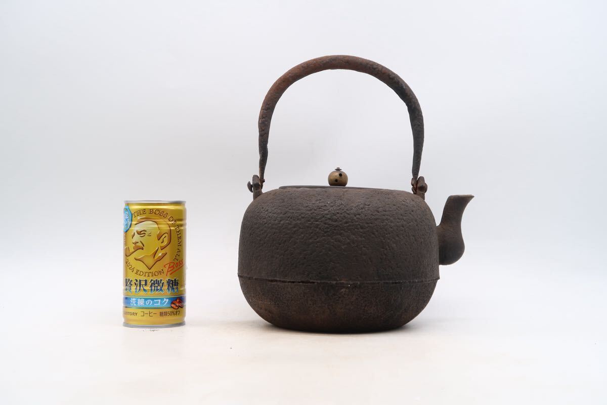 鉄瓶 釜師造 煎茶道具 茶道具 金属工芸 急須 時代物 湯沸 銅蓋 鉄瓶 釜師造 煎茶道具 茶道具 金属工芸 急須 時代物 湯沸 銅蓋