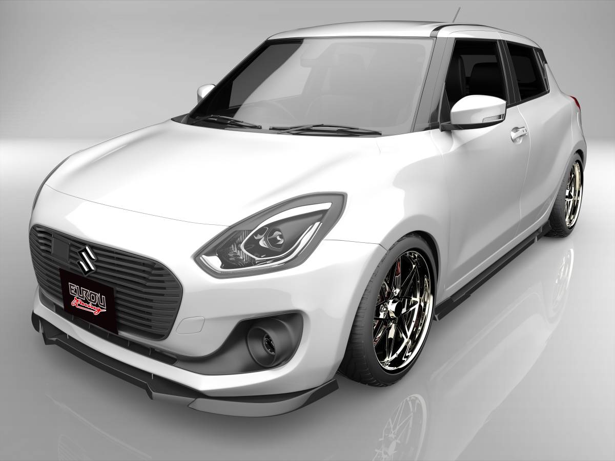 ZC83S ZC53S ZC43S スイフト フロントアンダースポイラー サイドステップ 2点キット エアロパーツ_画像1