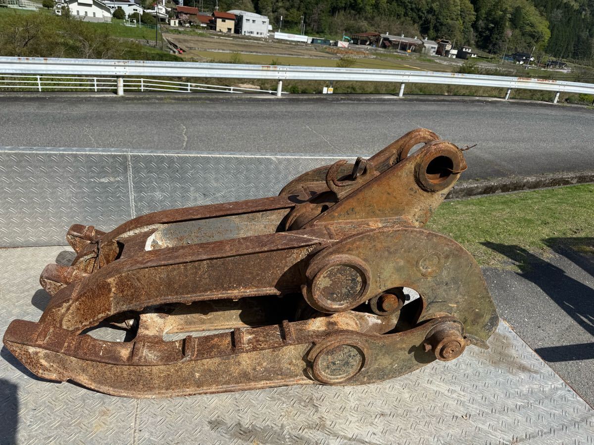 広島発 0.25m3用機械式フォーク ツカミ ハサミ 丸順Zフォーク 検 広島発 0.25m3用機械式フォーク ツカミ ハサミ 丸順Zフォーク 検