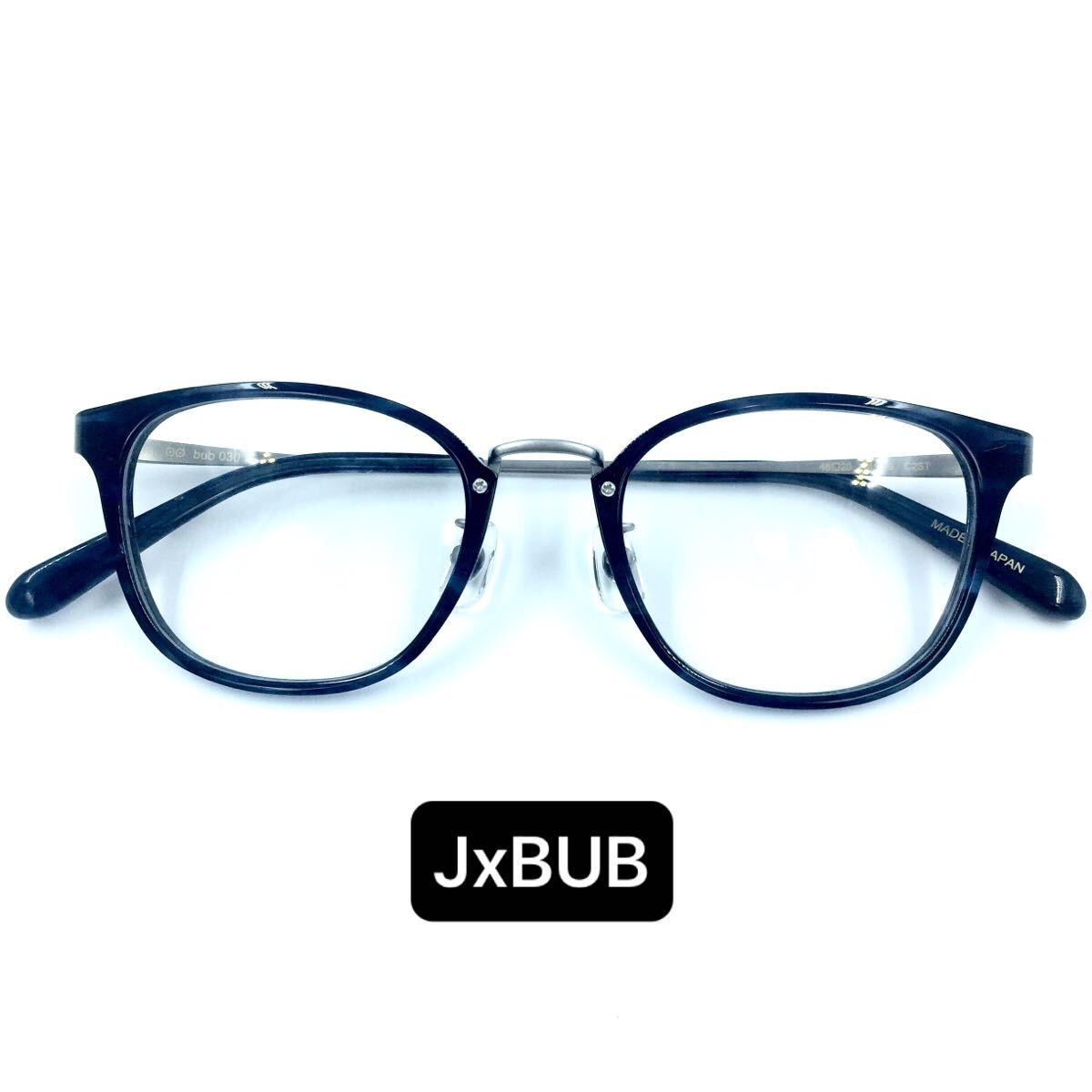 JxBUB ブウブ bub_030 C2ST メガネフレーム 伊達(dá)眼鏡 クリアレンズ