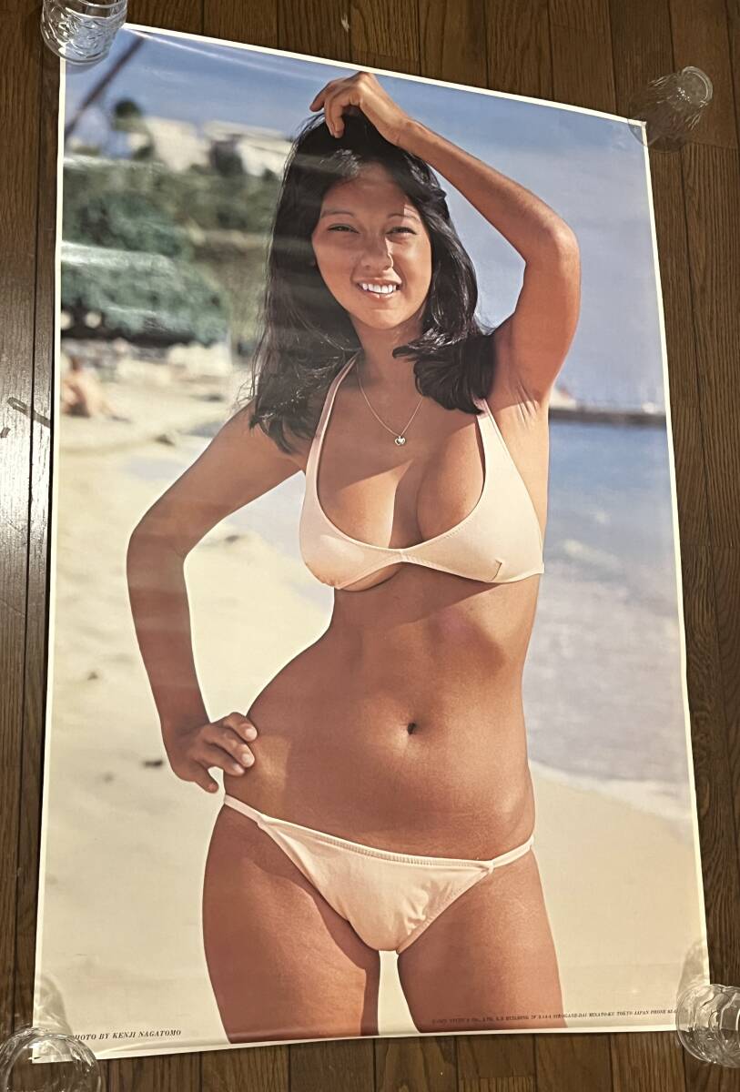 ◇アグネスラム ポスター ビキニ 水着 620mm×930mm 1976年 昭和