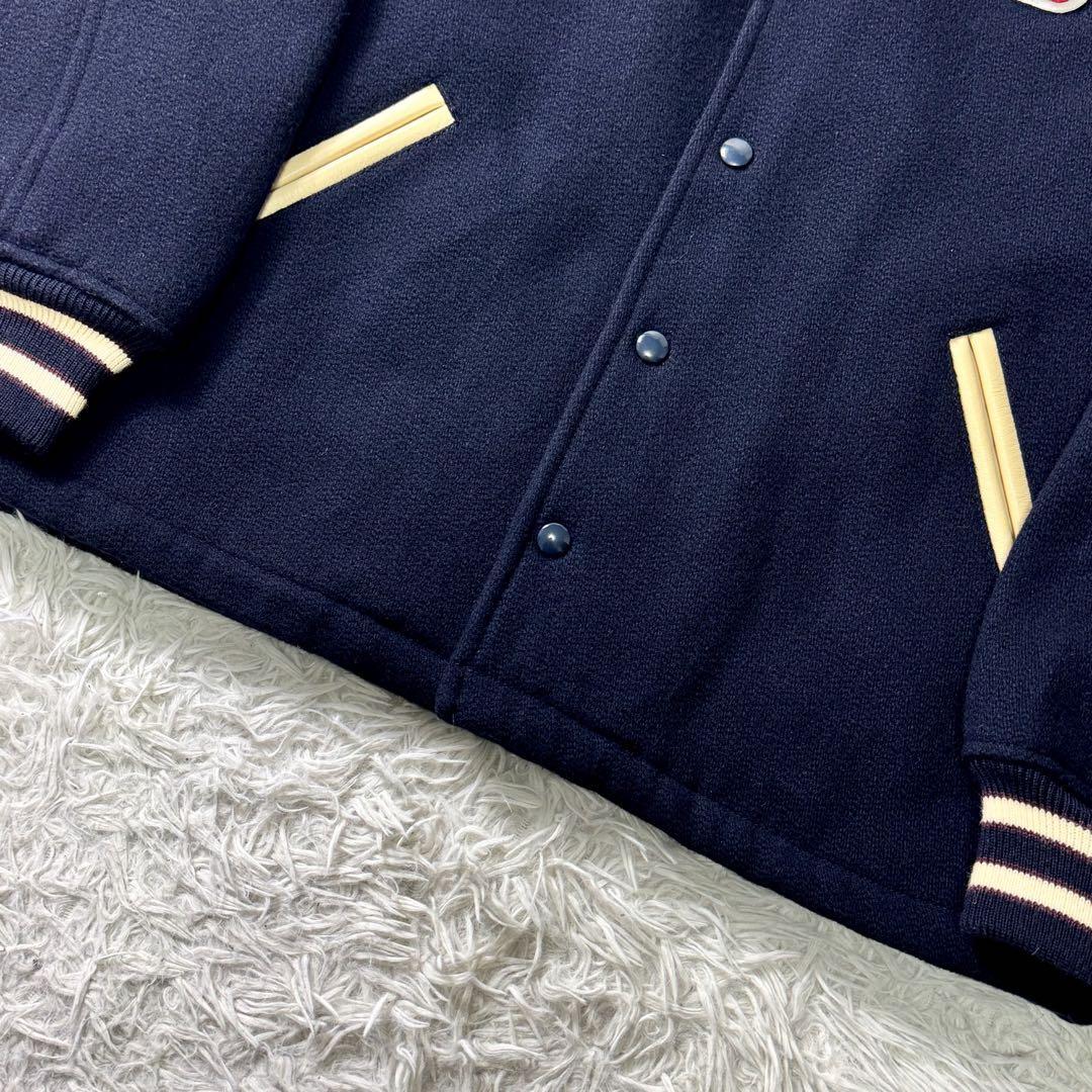 極美品/希少 VAN JACKET スタジャン ワッペン 刺繍 レザー 極美品/希少 VAN JACKET スタジャン ワッペン 刺繍 レザー