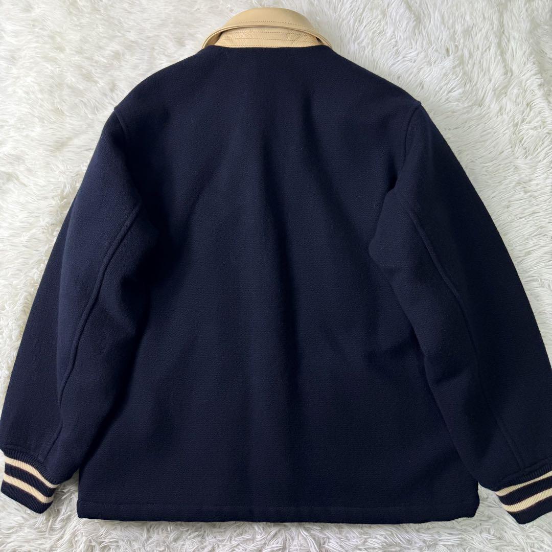極美品/希少 VAN JACKET スタジャン ワッペン 刺繍 レザー 極美品/希少 VAN JACKET スタジャン ワッペン 刺繍 レザー