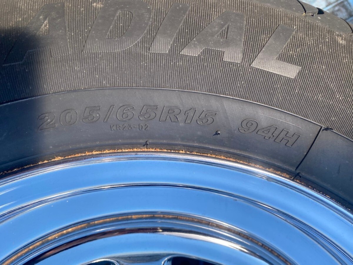 100系ハイエース　デイトナ メッキ 7J-15インチ 139.7-6H 深リム ハイエース レジアス グランビア