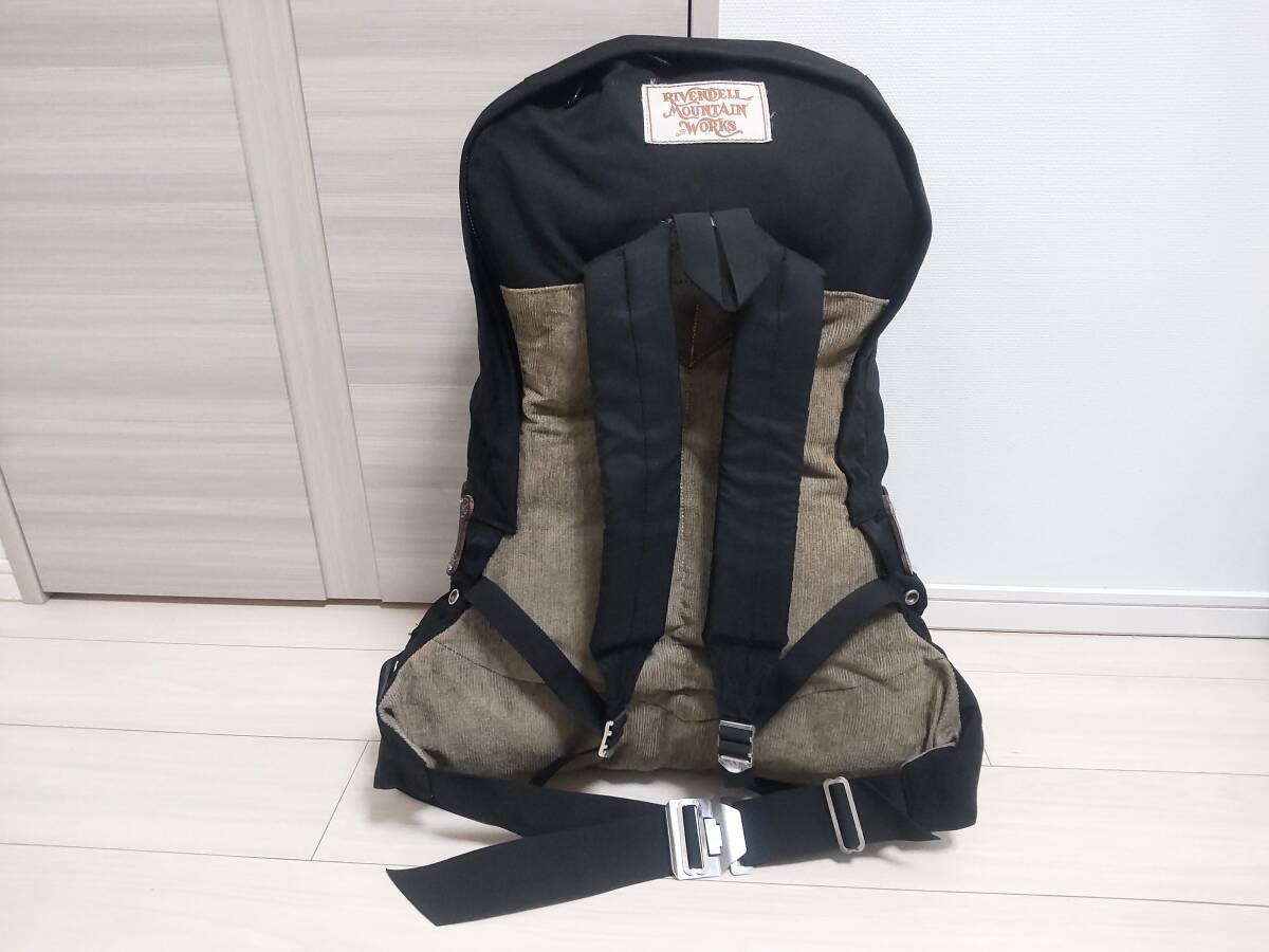 ★US制　RIVENDELL　リーベンデルマウンテンワークス　バックパック　★Jensen　ジェンセン　★黒色　★小さいサイズ