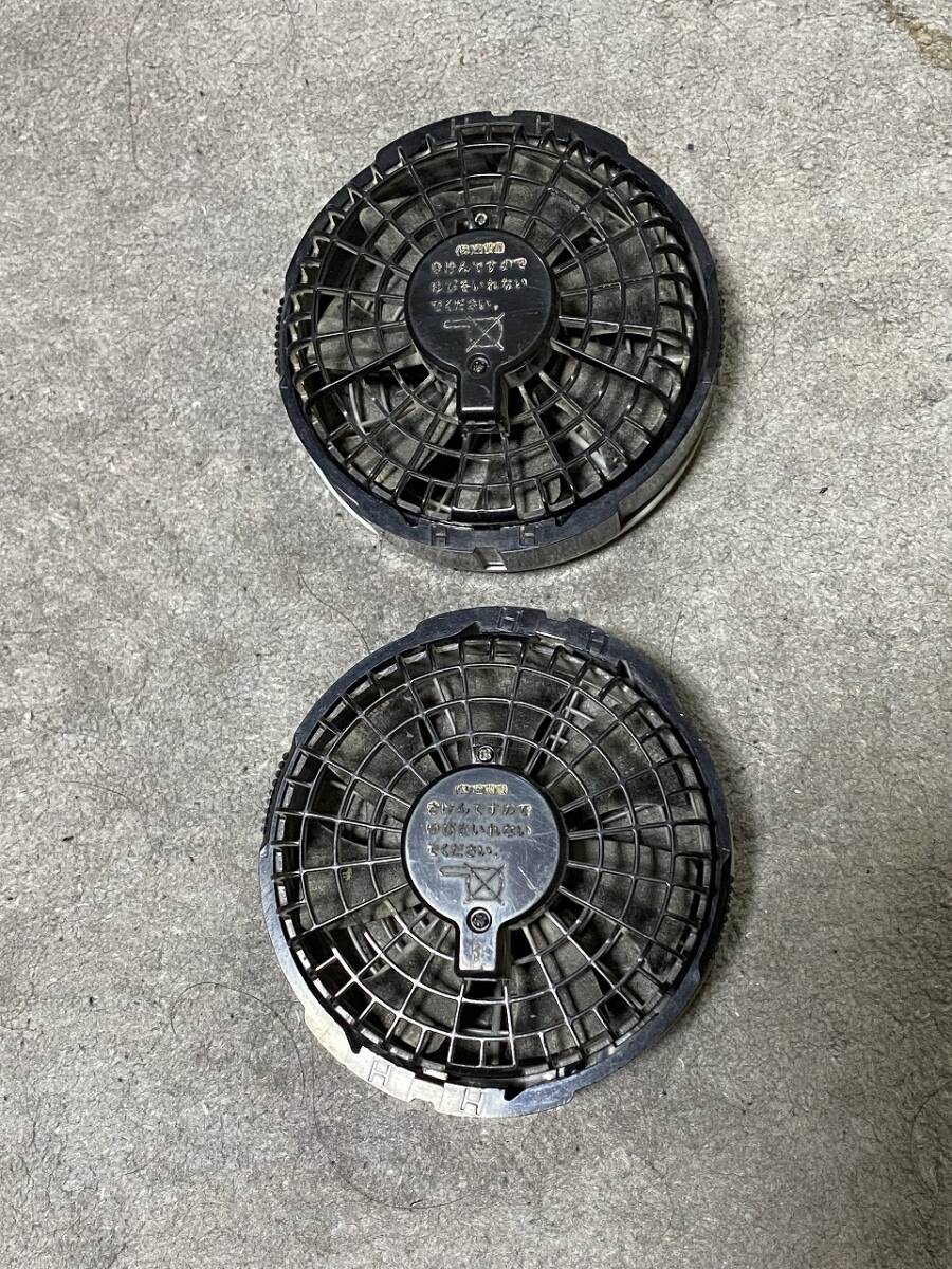 空調(diào)服 18V専用ワンタッチファン 4個(gè)　BT23211バッテリー2個(gè)　中古セット