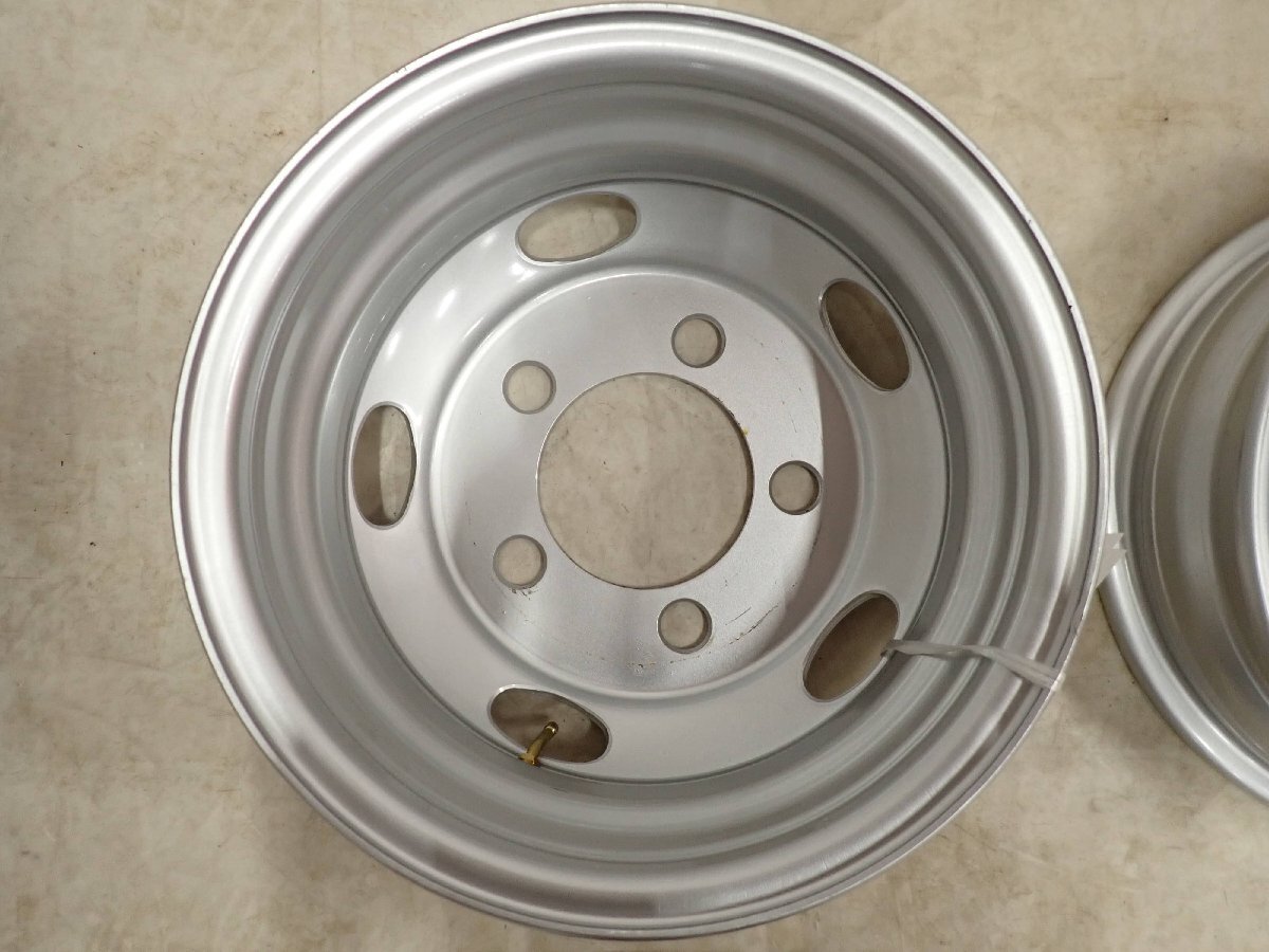 2本SET 會社宛 送料無料 16×5.5J SHONE トラック スチールホイール 鉄 5穴 PCD203.2mm +116.5 ハブ徑146mm エルフ 2トン車 特価 NO,F5219