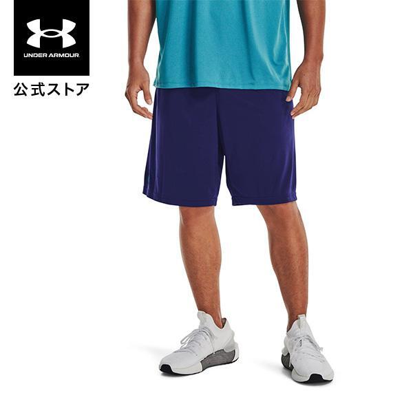 送料無料！ 新品未使用 UNDER ARMOUR アンダーアーマー UA テック ショーツ 1376943 メンズ トレーニング ハーフパンツ Ｍサイズ ネイビー
