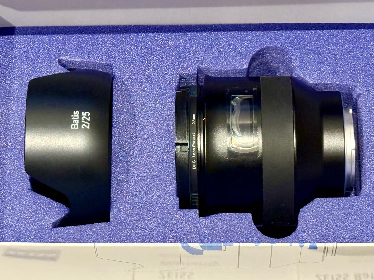 ZEISS Batis 2/25 F2 0 25mm SONY Eマウント(FE) 箱・説明書 ZEISS Batis 2/25 F2 0 25mm SONY Eマウント(FE) 箱・説明書