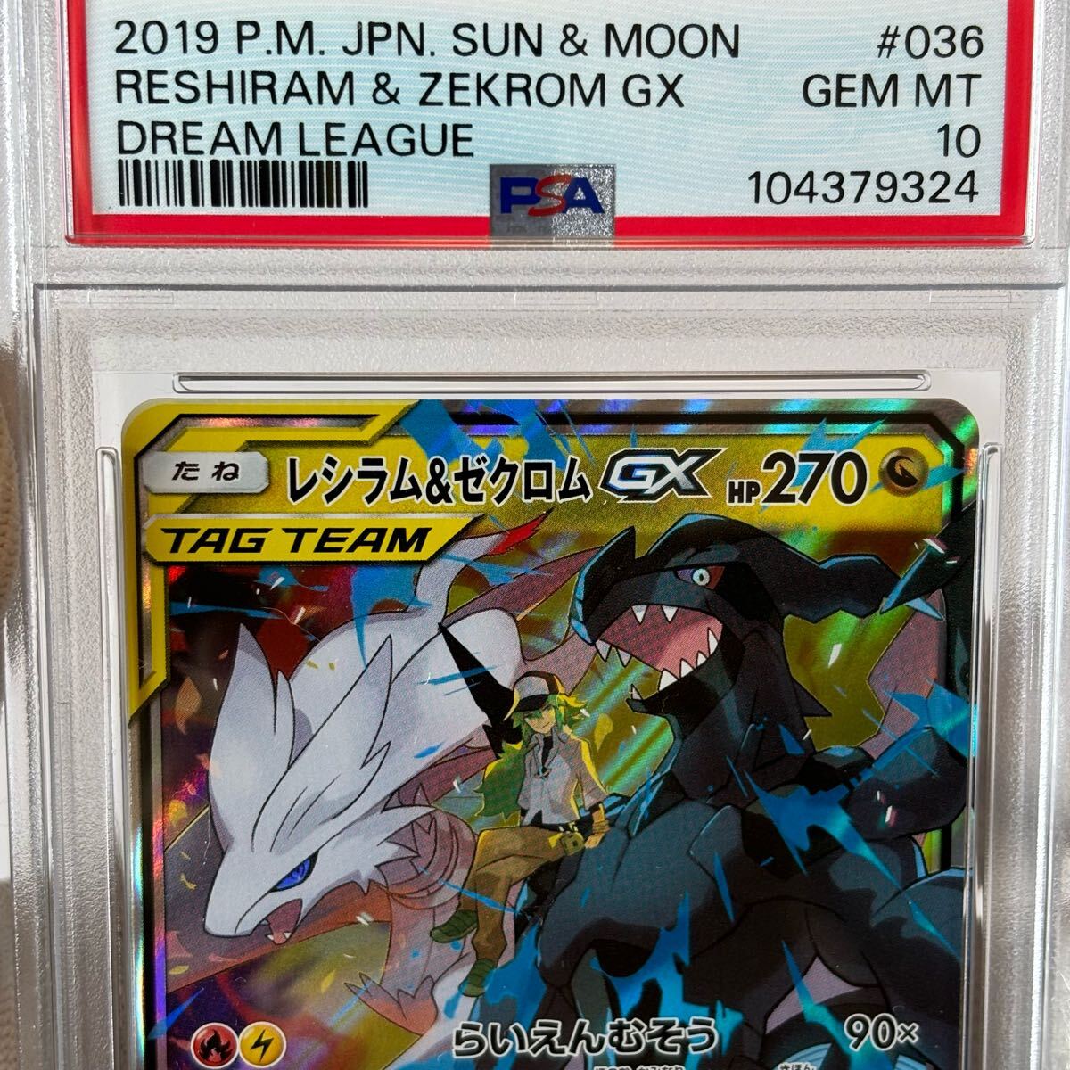 PSA10 レシラム &ゼクロム rr sr sa gx ドリームリーグ タッグ PSA10 レシラム &ゼクロム rr sr sa gx ドリームリーグ タッグ