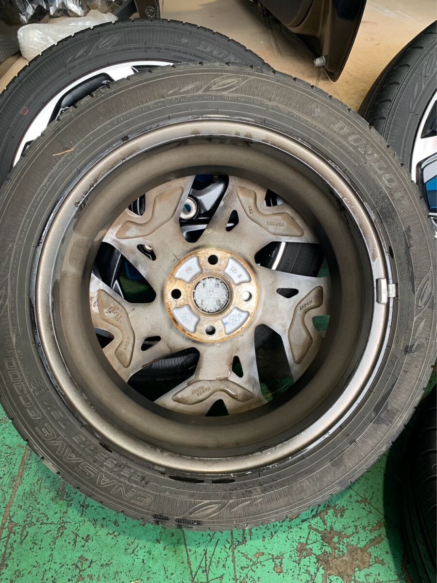 送料無料 売り切り 4本セット 165/55R15 75V DUNLOP ENASAVE 送料無料 売り切り 4本セット 165/55R15 75V DUNLOP ENASAVE