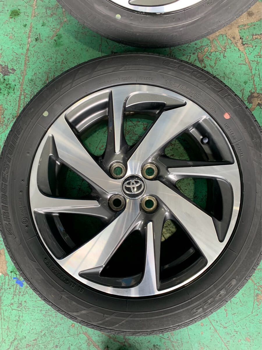 送料無料 売り切り 4本セット 185/60R16 トヨタアクア純正 夏 送料無料 売り切り 4本セット 185/60R16 トヨタアクア純正 夏