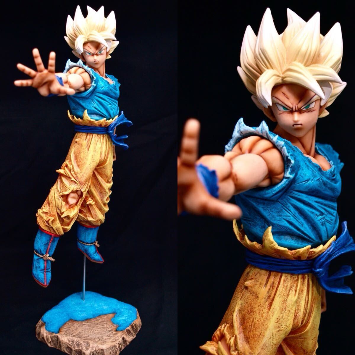 ドラゴンボール フィギュア リペイント 孫悟空 台座制作 ドラゴンボール フィギュア リペイント 孫悟空 台座制作