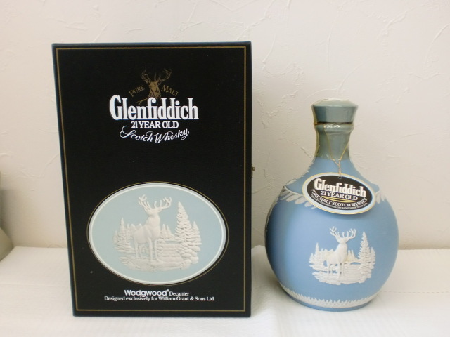 ◇◇1円~♪ Glenfiddich グレンフィディック 21年 Wedgwood ◇◇1円~♪ Glenfiddich グレンフィディック 21年 Wedgwood