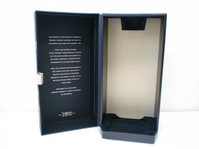 ◇◇1円~♪ JACK DANIEL'S ジャックダニエル 150周年記念ボトル ◇◇1円~♪ JACK DANIEL'S ジャックダニエル 150周年記念ボトル