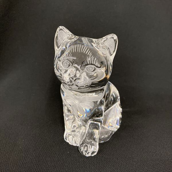 395*マイセン Meissen クリスタル ペーパーウェイト ねこ 猫 395*マイセン Meissen クリスタル ペーパーウェイト ねこ 猫