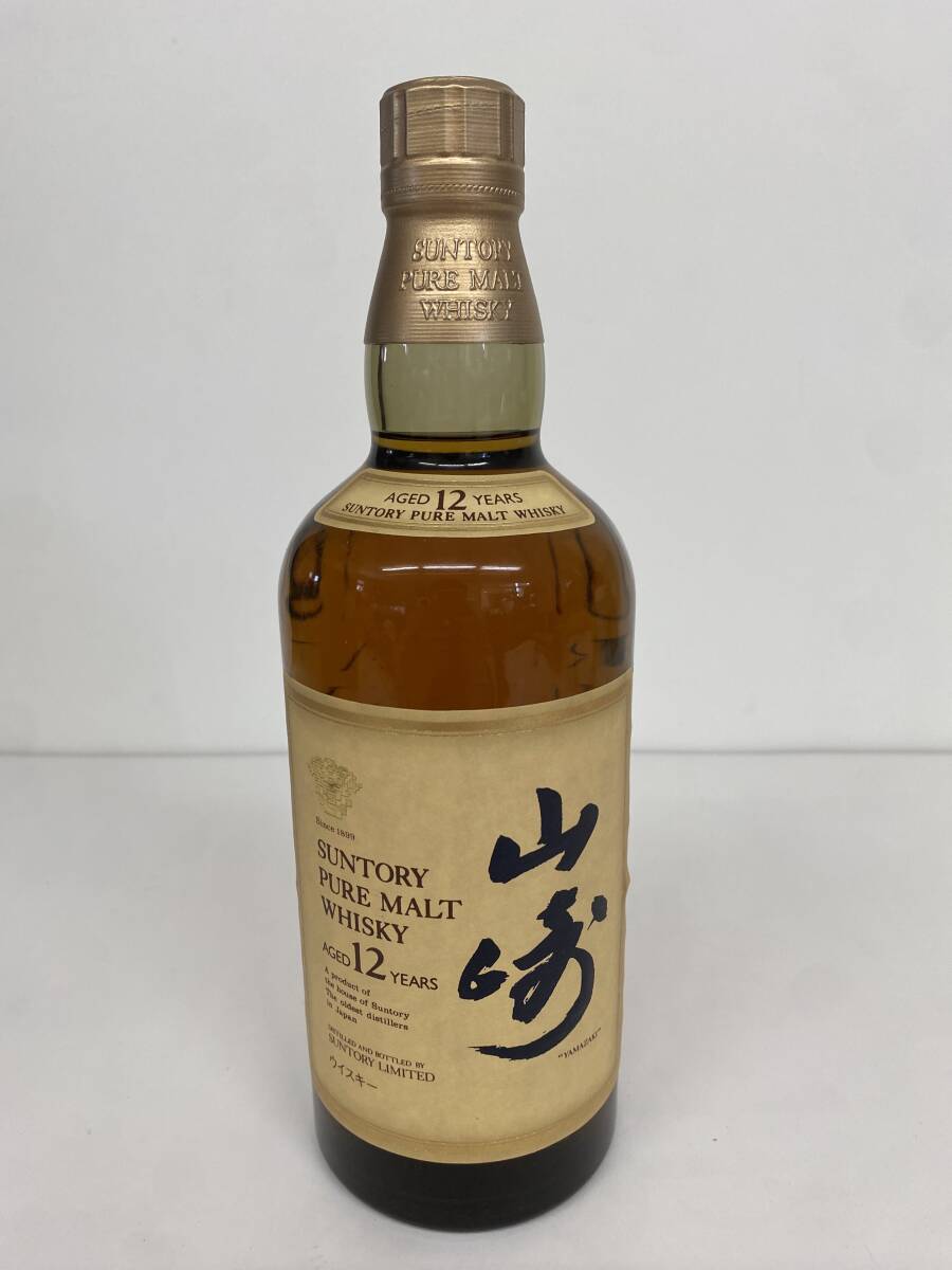 C55/1円〜 SUNTORY サントリー 山崎 ピュアモルト ウイスキー 12 C55/1円〜 SUNTORY サントリー 山崎 ピュアモルト ウイスキー 12