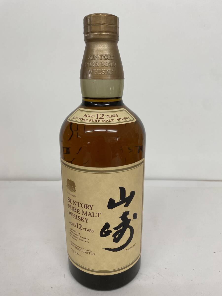 G39/1円〜 SUNTORY サントリー 山崎 12年 ピュアモルト 向獅子 G39/1円〜 SUNTORY サントリー 山崎 12年 ピュアモルト 向獅子