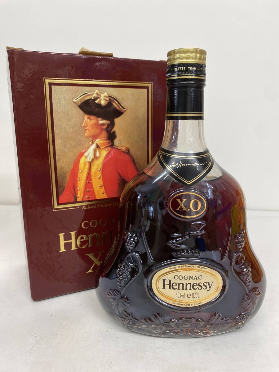 H73/1円〜 Hennessy ヘネシー XO 金キャップ クリアボトル H73/1円〜 Hennessy ヘネシー XO 金キャップ クリアボトル