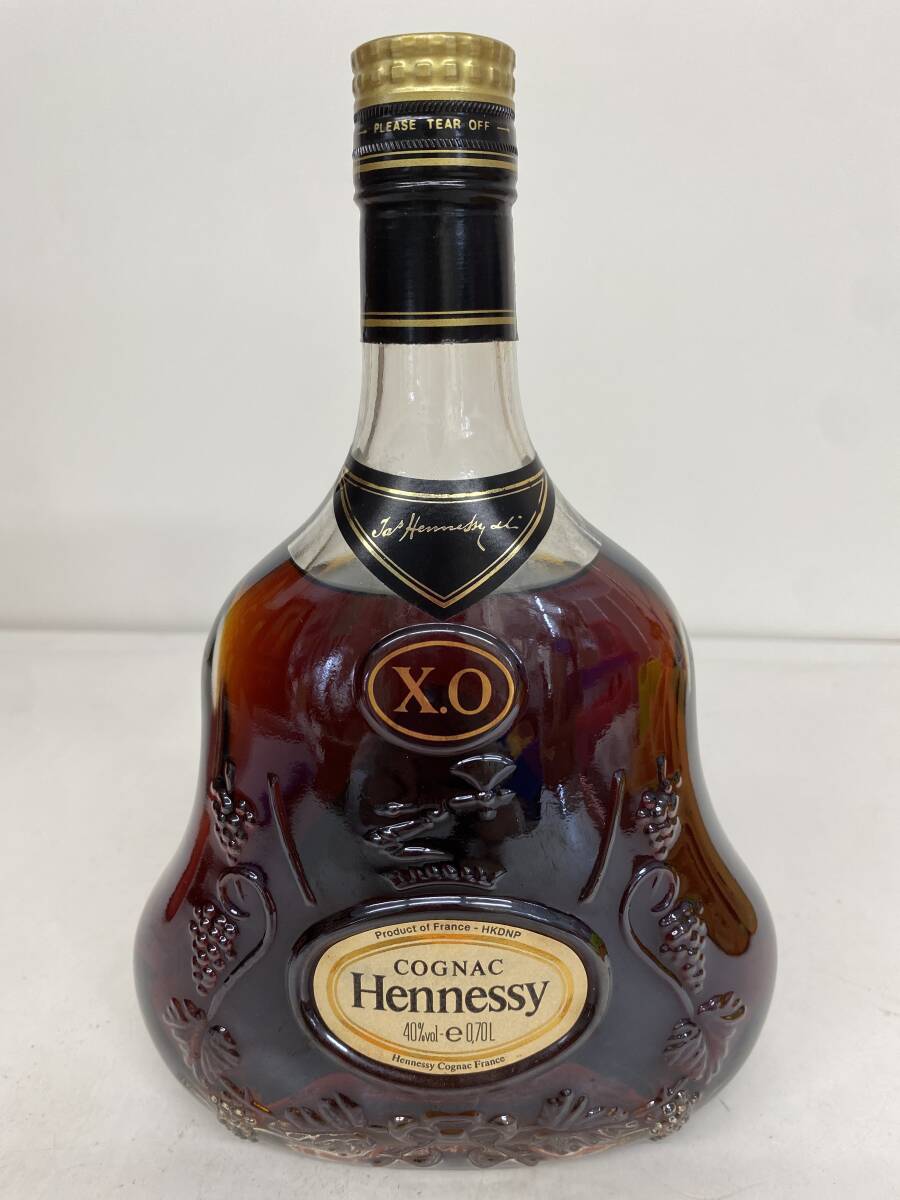 H73/1円〜 Hennessy ヘネシー XO 金キャップ クリアボトル H73/1円〜 Hennessy ヘネシー XO 金キャップ クリアボトル