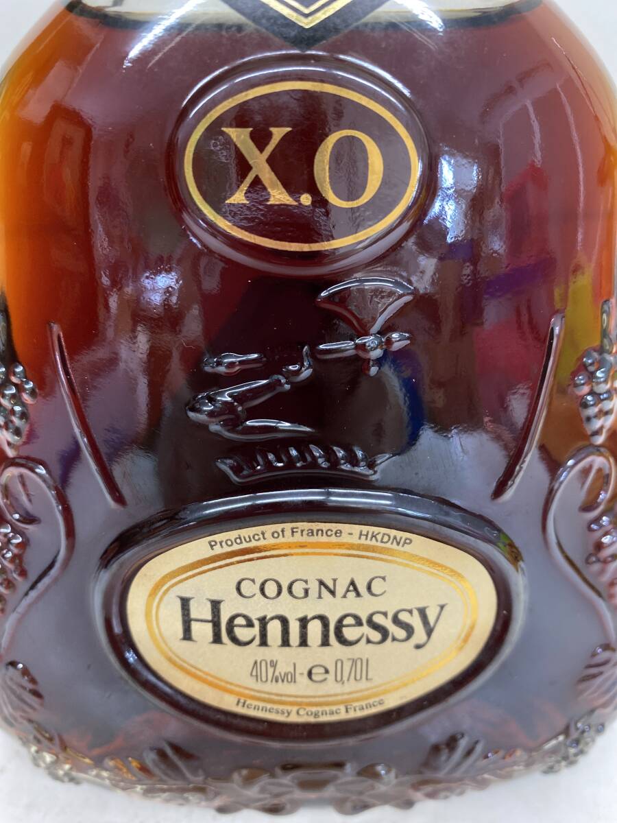 H73/1円〜 Hennessy ヘネシー XO 金キャップ クリアボトル H73/1円〜 Hennessy ヘネシー XO 金キャップ クリアボトル