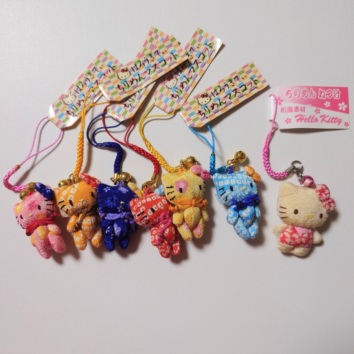 限定 ハローキティ Hello Kitty はろうきてぃ 和風 ちりめん 限定 ハローキティ Hello Kitty はろうきてぃ 和風 ちりめん